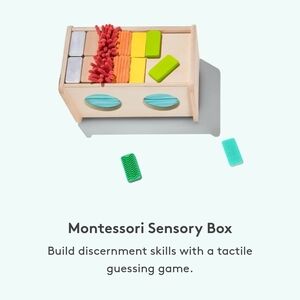 Lovevery Montessori Sensory Box Tactile Guessing Game Analyst Play Kit 46-48 M